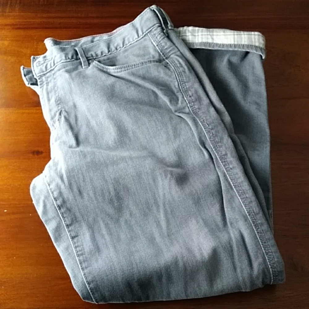 Flannel-lined jeans